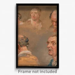 James Ward - Studies of Jacky Turner and the Reverend Charles Hope's Gardener