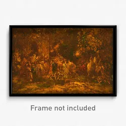 Adolphe Monticelli - Woodland Worship