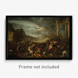 Salvator Rosa - A Cavalry Battle