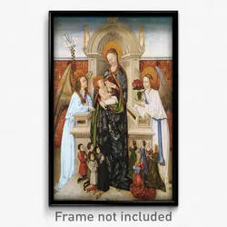 Berthomeu Baró - Virgin and Child, Angels and Family of Donors