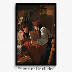 Wilhelm Bendz - A Young Artist (Ditlev Blunck) Examining a Sketch in a Mirror