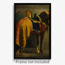 Isidore-Alexandre-Augustin Pils - Horse caparisoned