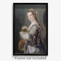 Wilson, Benjamin - Portrait of a Lady with Mask and Cherries