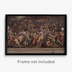 Giorgio Vasari - The storming of the fortress near Porta Camollia in Siena