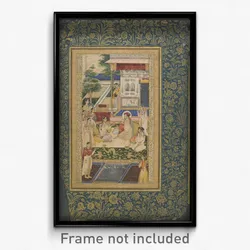 Jahangir and Prince Khurram feasted by Nur Jahan
