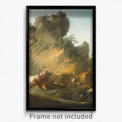 Philippe Jacques de Loutherbourg - Landscape with Figures and Animals