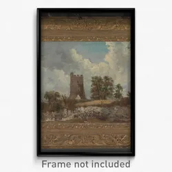 Frederick W. Watts - Landscape with a Church