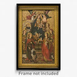 Vicent Macip - Virgin and Child, Saints and Angels