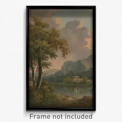 Abraham Pether - Wooded Hilly Landscape