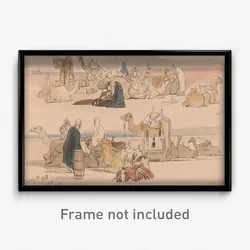 Edward Lear - Near Suez, 1 pm, 16 January 1849 (48)