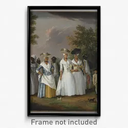 Agostino Brunias - Free Women of Color with their Children and Servants in a Landscape