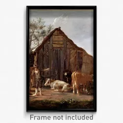 Camphuysen, Govaert - Two Peasants with Cows