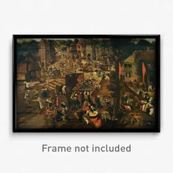 Pieter Brueghel II (The Younger) - A Village Fair (Village festival in Honour of Saint Hubert and Saint Anthony)