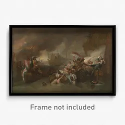 Benjamin West - The Battle of La Hogue