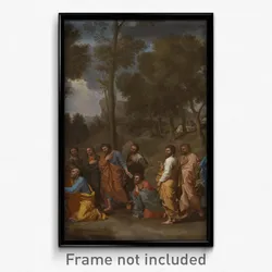 Nicolas Poussin - The Sacrament of Ordination (Christ Presenting the Keys to Saint Peter)