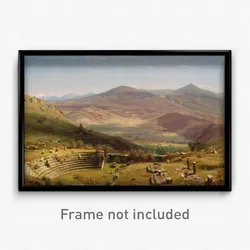 Worthington Whittredge - The Amphitheatre of Tusculum and Albano Mountains, Rome