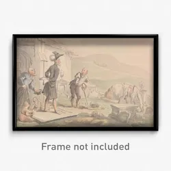 Thomas Rowlandson - Dr Syntax Meditating on the Tombstones