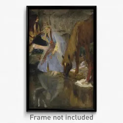 Edgar Degas - Portrait of Mlle Fiocre in the Ballet "La Source" (Portrait de Mlle...E(ugénie) F(iocre)- à propos d...