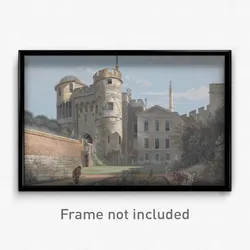 Paul Sandby - The Norman Gate and Deputy Governor's House