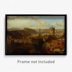 David Roberts - Edinburgh from the Calton Hill