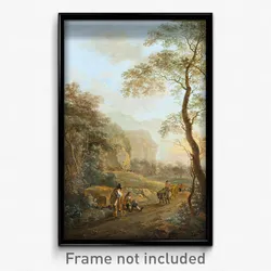 Studio of Jan Both - An ox-cart in the landscape
