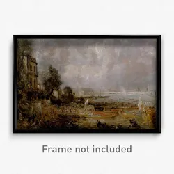 John Constable - The Opening of Waterloo Bridge