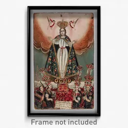The Virgin Mary with Indian Donors