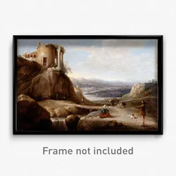 De Hooch, Carel Cornelisz - A Ruined Temple