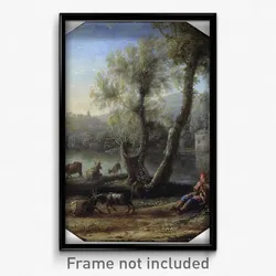 Claude Lorrain - Pastoral landscape
