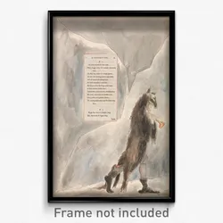 William Blake - The Poems of Thomas Gray, Design 47, "The Progress of Poesy."