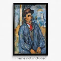 Paul Cézanne - Man in a Blue Smock