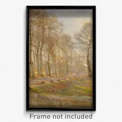 Theodor Philipsen - Late Autumn Day in the Jægersborg Deer Park, North of Copenhagen