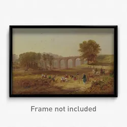 John Wilson Carmichael - Corby Viaduct, the Newcastle and Carlisle Railway