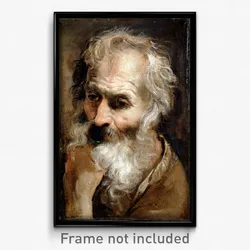 Carracci, Annibale - Head of an Old Man