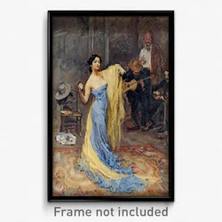Max Slevogt - Portrait of the dancer Marietta di Rigardo