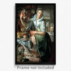 Joachim Wtewael - The kitchen maid