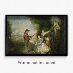 Antoine Watteau - The Love Lesson