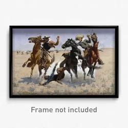Frederic Remington - Aiding a Comrade