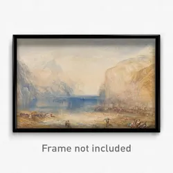 Joseph Mallord William Turner - Fluelen- Morning (looking towards the lake)