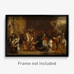 Sir David Wilkie - The Entrance of George IV at the Palace of Holyroodhouse