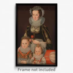 A Lady and Her Two Children