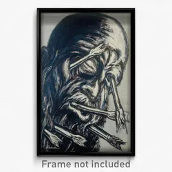 José Clemente Orozco - Head Pierced with Arrows, from the Los teules series