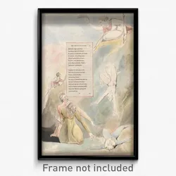 William Blake - The Poems of Thomas Gray, Design 19, "Ode on a Distant Prospect of Eton College."