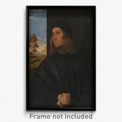 Tizian - Portrait of the Venetian Painter Giovanni Bellini (?)