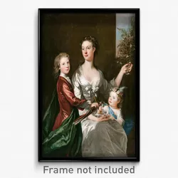 Joseph Highmore - The artist's wife Susanna, son Anthony and daughter Susanna