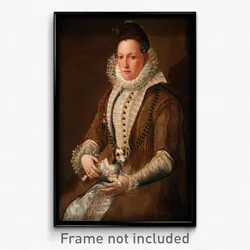 Lavinia Fontana - Portrait of a Lady with a Dog