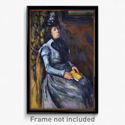 Paul Cézanne - Seated Woman in Blue