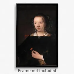 Workshop of Rembrandt van Rijn - Young Woman with a Carnation