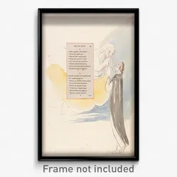 William Blake - The Poems of Thomas Gray, Design 99, "Ode for Music."