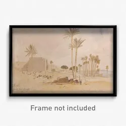 Edward Lear - Tapha, 7-50 a.m., February 17, 1867